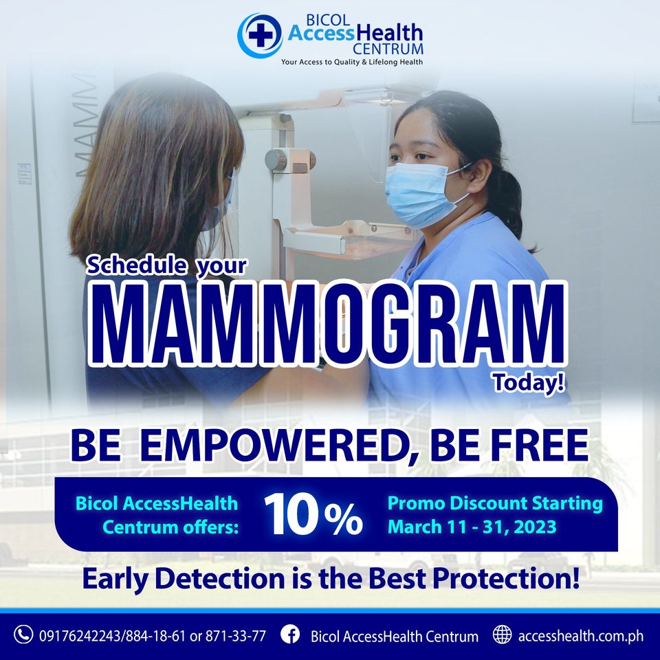 mammogram Bicol AccessHealth Centrum Hospital